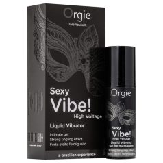   Orgie Sexy Vibe High Voltage - Unisex Flytande Vibrator (15ml)