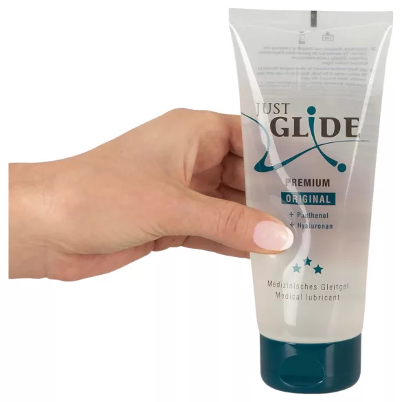 Just Glide Premium Original - vattenbaserat glidmedel - vegansk - 200ml