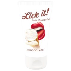 Lick it! - 2-i-1 ätbar glidmedel - vit choklad - 50ml