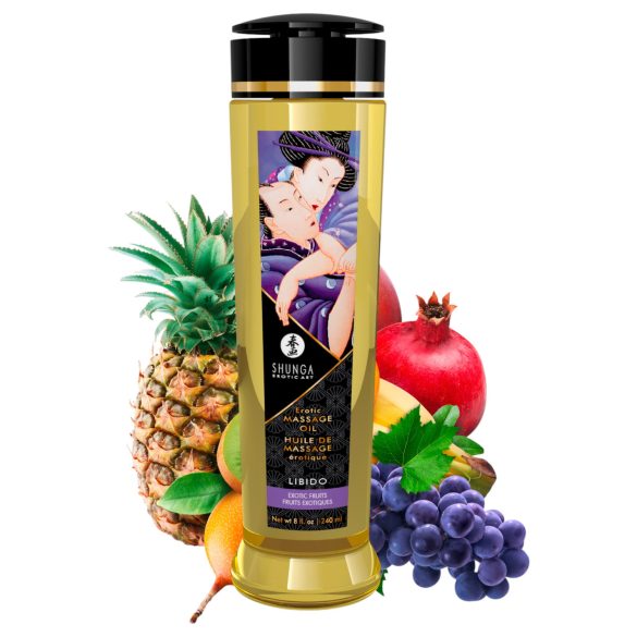Shunga - massageolja - exotiska frukter - 240ml
