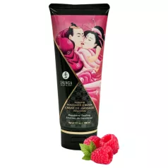 Shunga - massagekräm - hallon - 200ml
