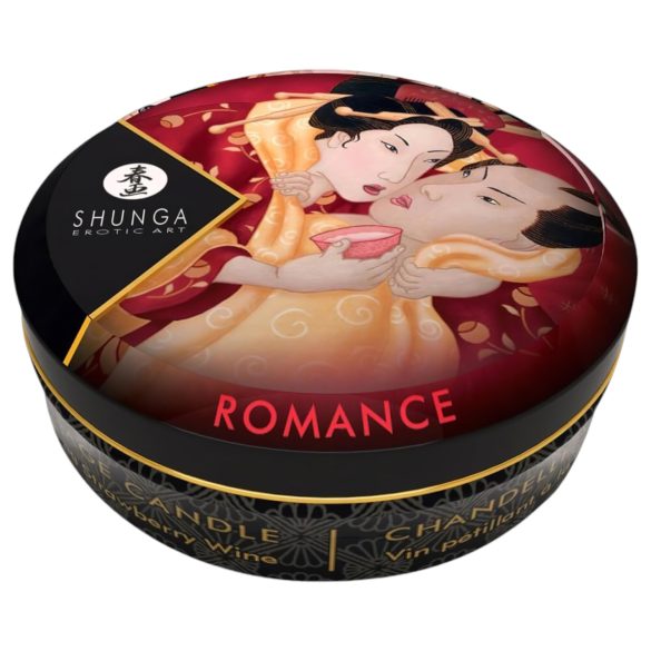 Shunga - massage ljus - jordgubbe (30 ml)