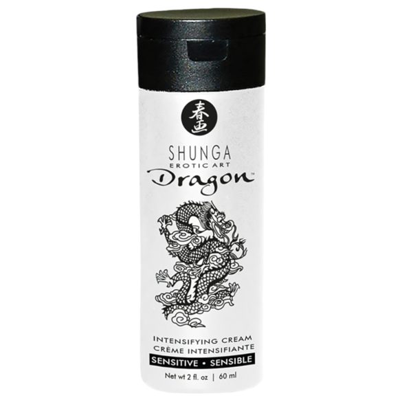 Shunga Dragon Sensitive - Intim gel för män (60 ml)