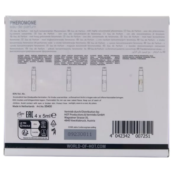 HOT - feromonparfym för kvinnor - set 4x5ml
