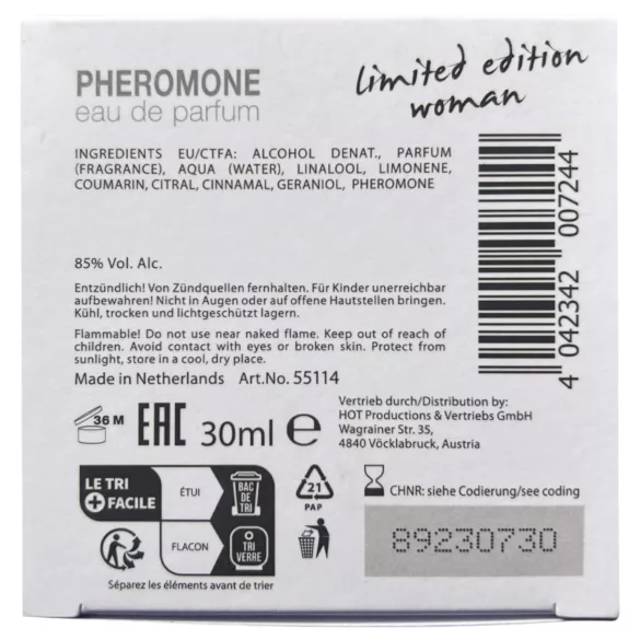 HOT - feromonparfym för kvinnor - 30ml