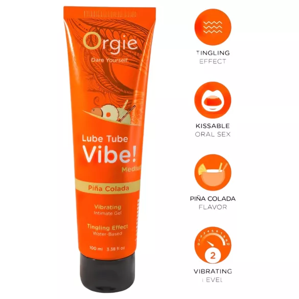 Orgie - glidmedel - pirrande effekt - pina colada 100ml
