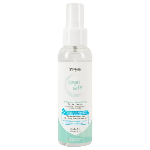 JoyDivision Clean Safe - desinfektionsspray och rengöring - 100ml
