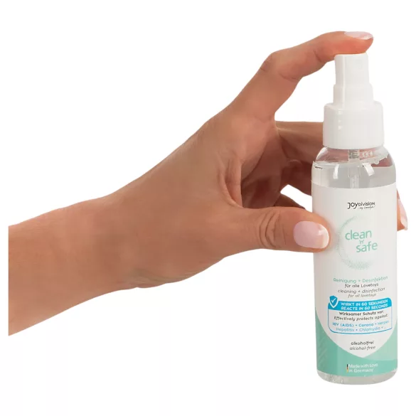 JoyDivision Clean Safe - desinfektionsspray och rengöring - 100ml