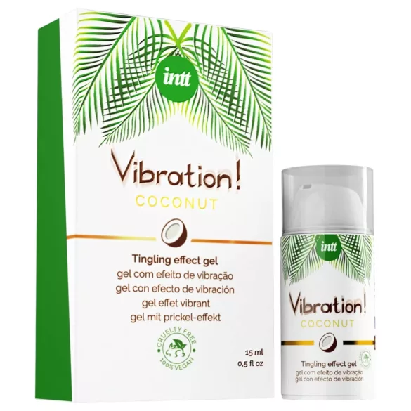 Intt Vibration! - flytande vibrator - kokos (15 ml)