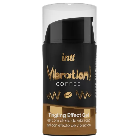 Intt Vibration! - flytande vibrator - kaffe (15 ml)