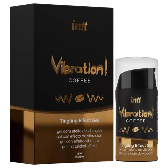Intt Vibration! - flytande vibrator - kaffe (15 ml)