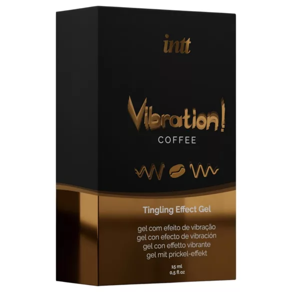 Intt Vibration! - flytande vibrator - kaffe (15 ml)