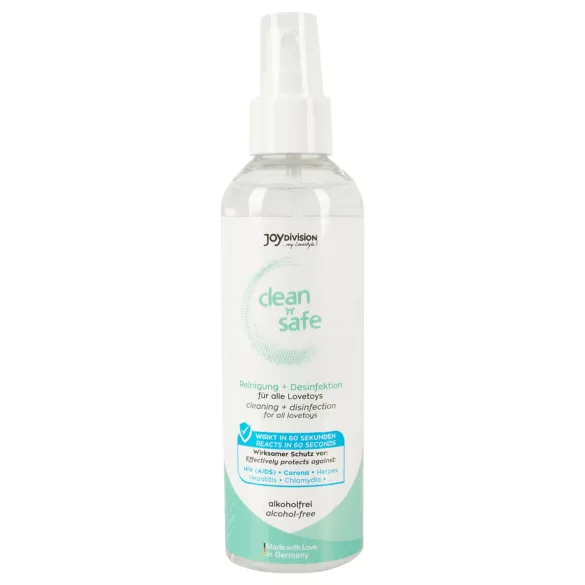 JoyDivision Clean Safe - desinfektionsspray och rengöring - 200ml
