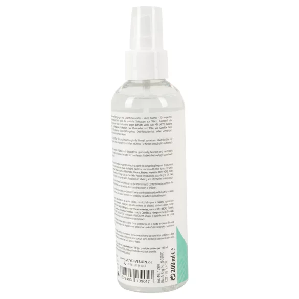 JoyDivision Clean Safe - desinfektionsspray och rengöring - 200ml