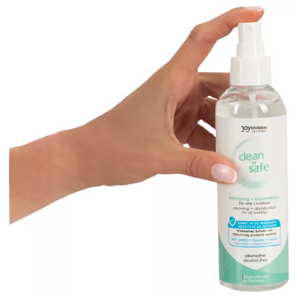 JoyDivision Clean Safe - desinfektionsspray och rengöring - 200ml