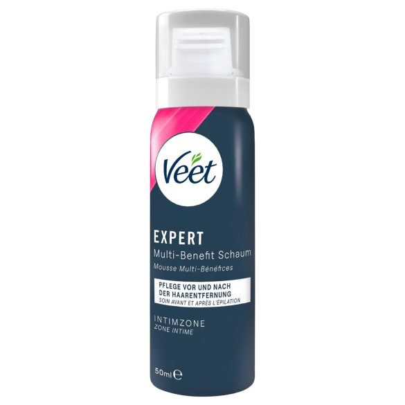 Veet - intim hårborttagningskräm och återfuktande mousse för kvinnor (2×50 ml)