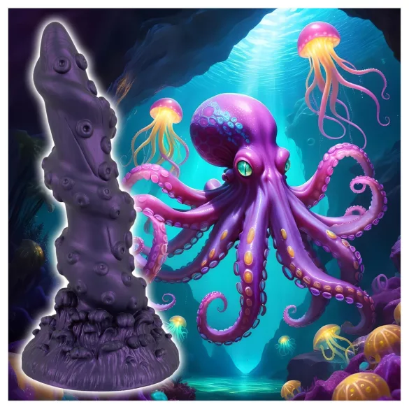 Beasty Cocks - dildo set med glidmedel - flerfärgad silikon