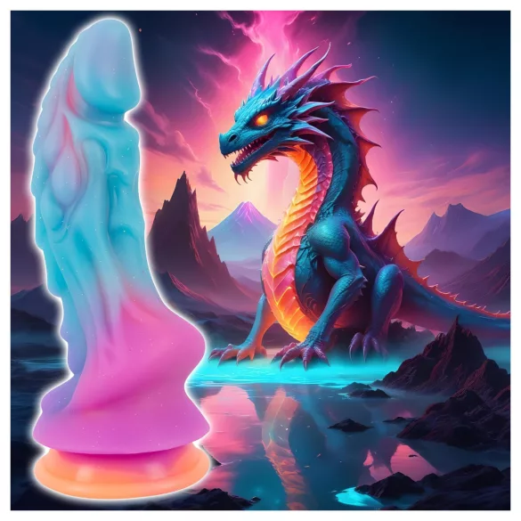 Beasty Cocks - dildo set med glidmedel - flerfärgad silikon