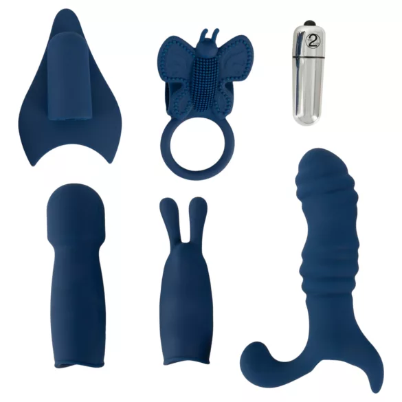 Magic Shiver - vibrator set - blå