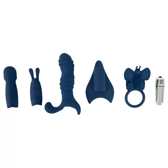 Magic Shiver - vibrator set - blå