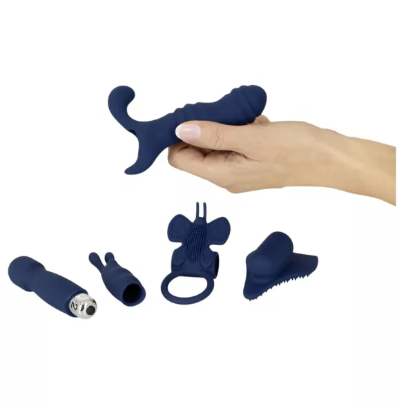 Magic Shiver - vibrator set - blå