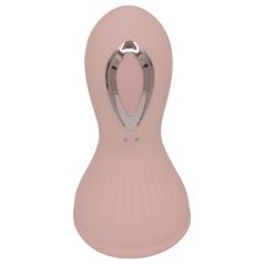   Lonely - uppladdningsbar, vattentät sug- och slicka-bröstvibrator (rosa)