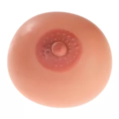 Stresszlabda - bröstformad stressboll - naturfärg