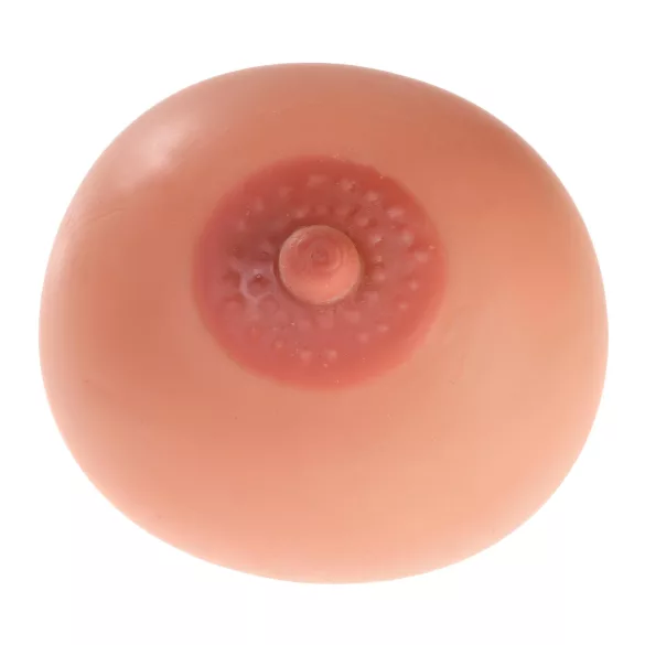 Stresszlabda - bröstformad stressboll - naturfärg