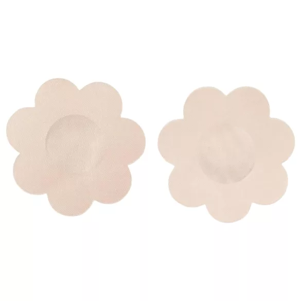 Cottelli - bröstvårtsskydd blomma - hudfärg - 12 st