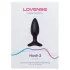 Lovense Hush 2 S - App-styrd analvibrator (38 mm, svart)