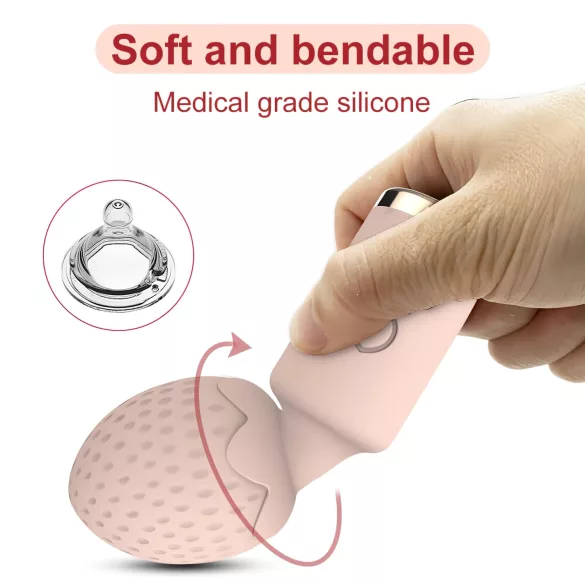 Sunfo Strawberry - mini massagevibrator vattentät - rosa
