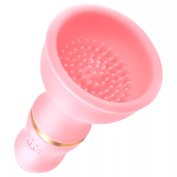 Sunfo - bröstvibrator med uppladdningsbart batteri - rosa