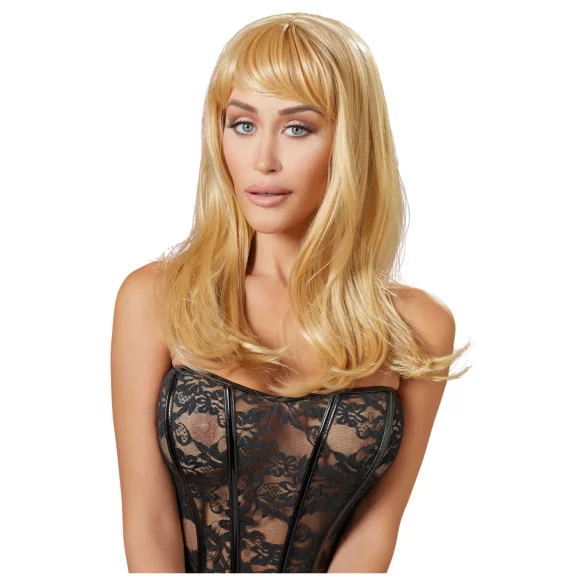 Cottelli - lång blond peruk