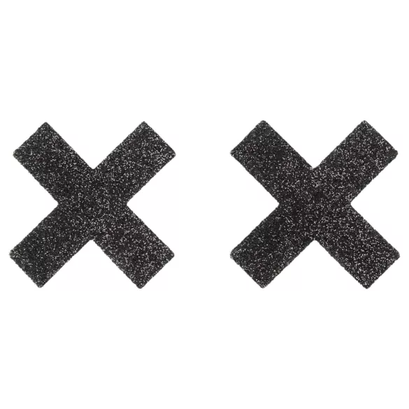 Cottelli - Glittriga bröstvårtsklistermärken - X