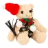 Bad Kitty - BDSM nallebjörn - plysch - jul
