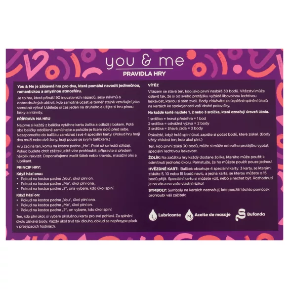you & me - erotisk parspel (tjeckiska)