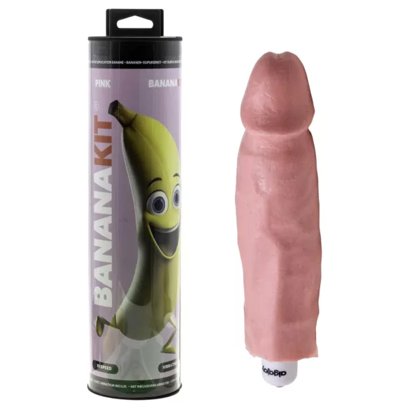 Bananakit - peniskopieringssats med vibrator (rosa)