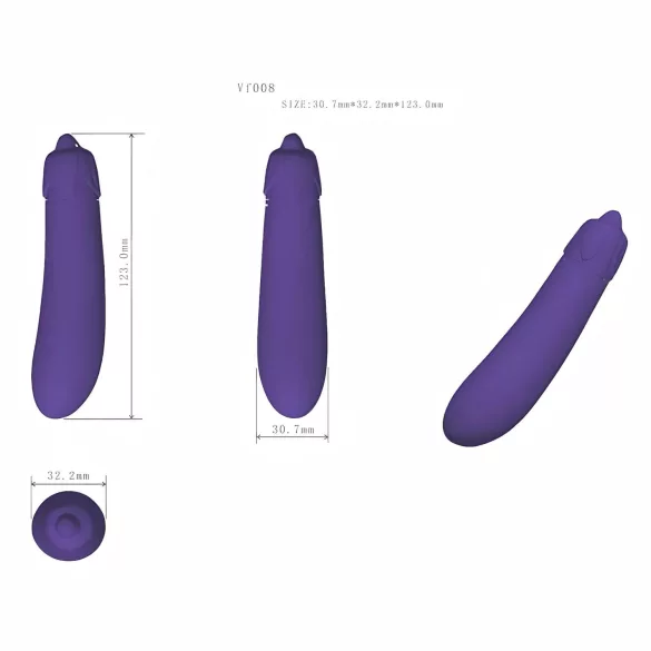 Lonely - dildo vibrator - lila