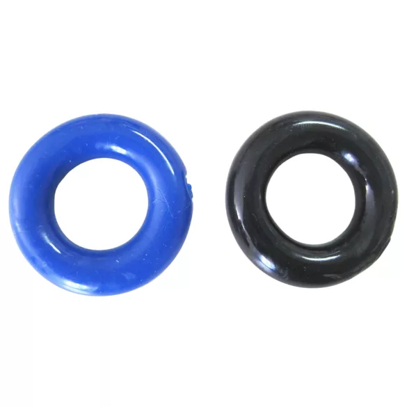 Pulselock Cirkl - TPE-penisringar, set om 3 (blandade färger)
