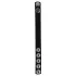 Pulselock Forge - justerbar silikonpenisring med tryckknapp (svart) - 228 mm
