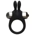 Pulselock Vantr - vibrerande kanin-penisring (svart) - 30 mm
