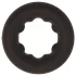 Pulselock Cocktura - prickig penisring i silikon (svart) - 27 mm