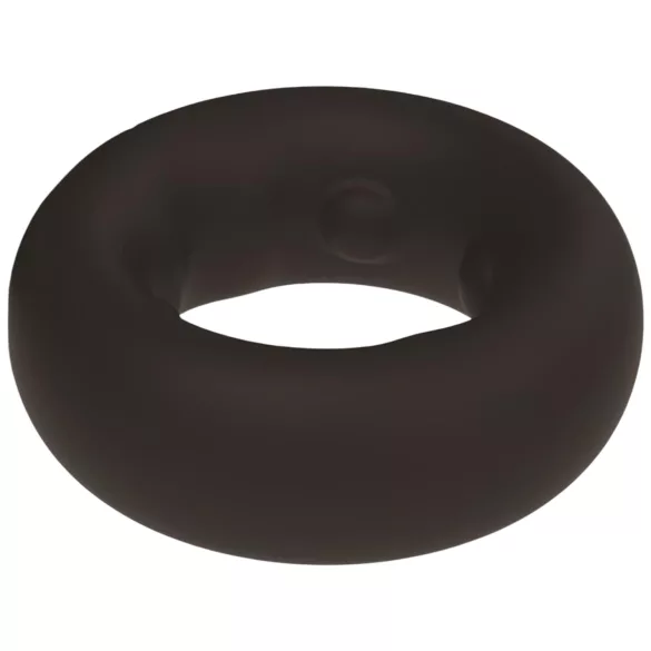 Pulselock Cocktura - prickig penisring i silikon (svart) - 27 mm
