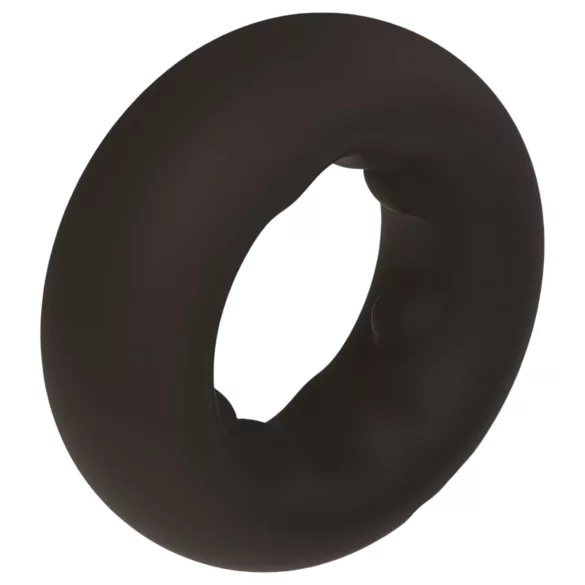 Pulselock Cocktura - prickig penisring i silikon (svart) - 27 mm