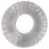Pulselock Cocktura - räfflad penisring i TPE (transparent) - 19 mm