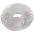 Pulselock Cocktura - räfflad penisring i TPE (transparent) - 19 mm