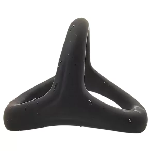 Pulselock Taur - Y-formad penis- och testikelring (svart) - S