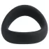 Pulselock Cocktura - vriden penisring i silikon (svart) - 47,5 mm