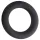 Pulselock Cirkl - svart penisring i silikon (30 mm)