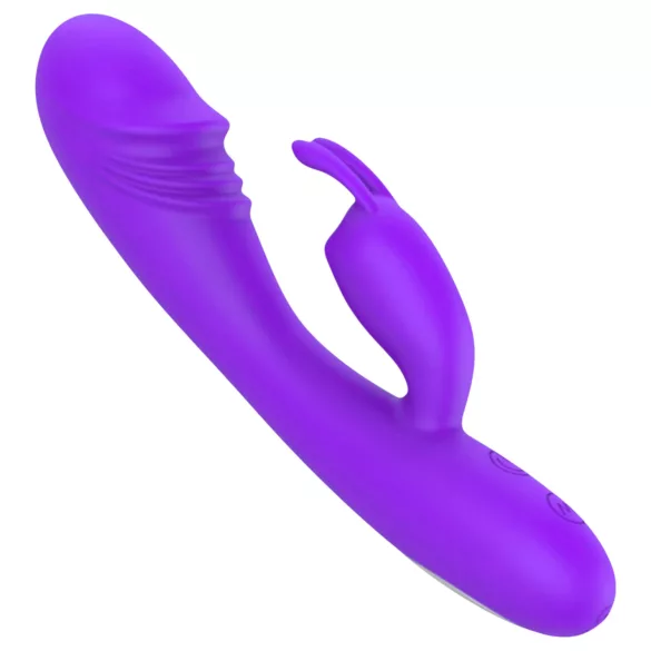 Lonely - vibrator med klitorisstimulator och G-punkt - uppladdningsbar - lila
